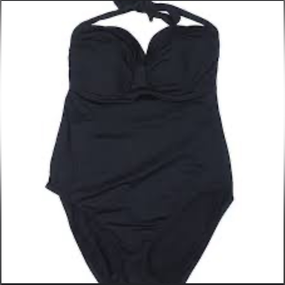 Cole of California Twist Front One Piece Swimsuit Size 18‎ NWT